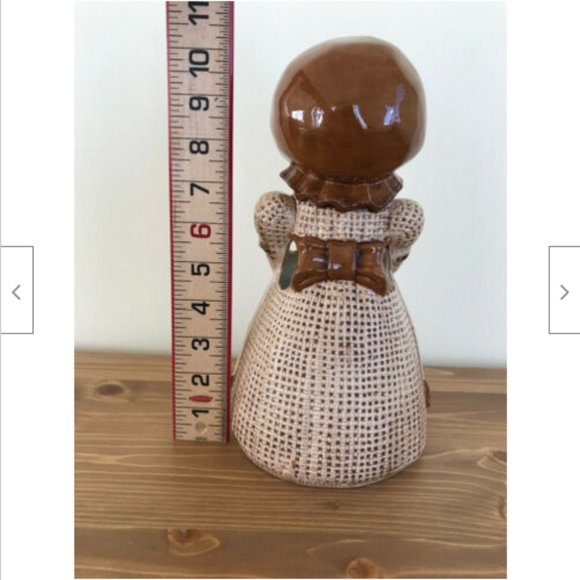 Country Kitchen Utensil Holder Ceramic Doll Vintage Sittre 1979 Art Brush Holder - Picture 3 of 9
